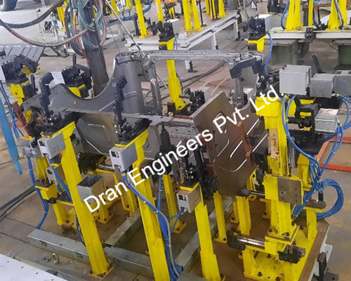 Welding Fixture Line for Three wheeler body and Chassis