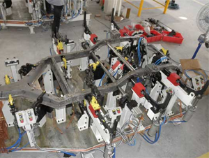 Welding Fixture Chassis Line for Pick up (3 Wheeler)