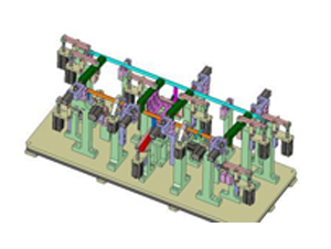 Welding Fixture Line for Car Seat Frame