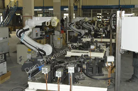 Robotic welding lines for 2 Wheeler