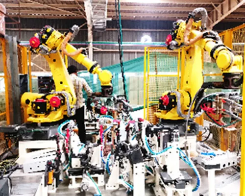 Welding Fixture Line for Three wheeler body and Chassis