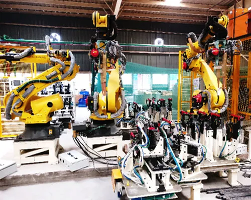Welding Fixture Line for Three wheeler body and Chassis