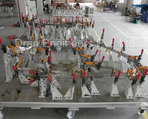 Welding Fixture Line for Three wheeler body and Chassis