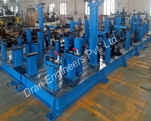 Welding Fixture Line for Cabins of Excavator, Backhoe, Tractor and Truck
