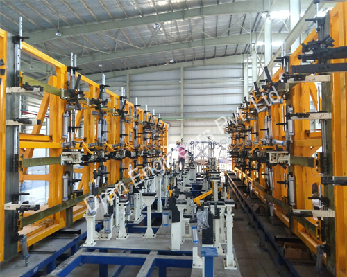 Welding lines for Bus